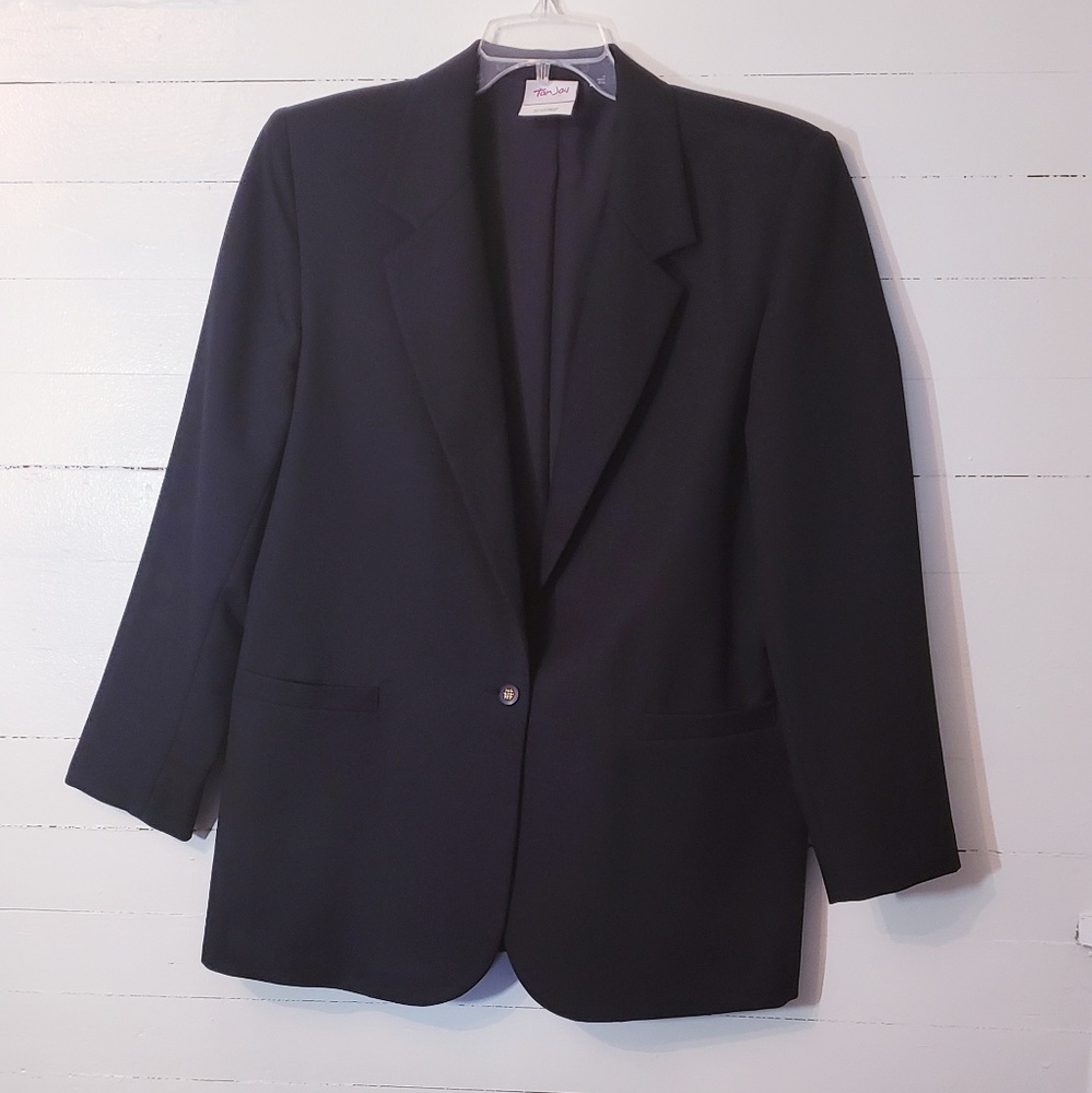 Black Lined Blazer                0059